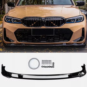 Front Bumper Lip Splitter for BMW 3 Series 330i 330e M340i 2023-2025
