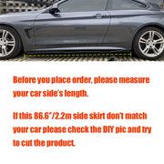 Side Skirt Extension Set for BMW 1 Series