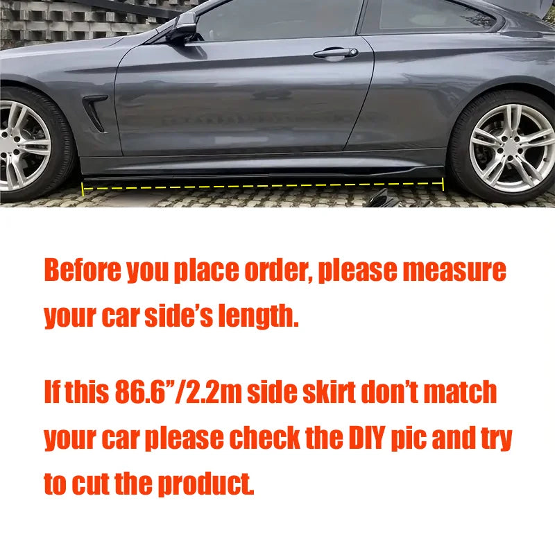 Side Skirt Extension Set for BMW 1 Series