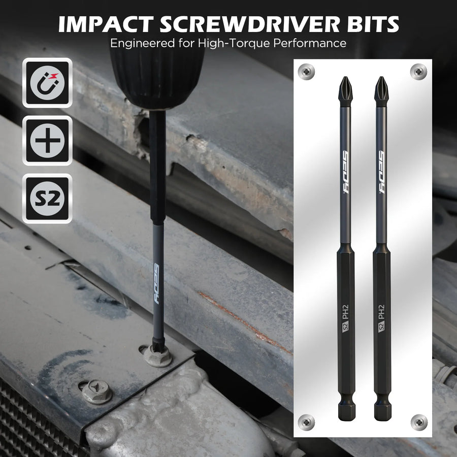 11-Piece Magnetic Nut Driver and Bit Set with Telescoping Pickup Tool