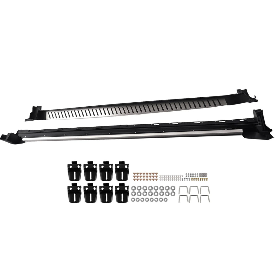 Black Running Boards for 2017–2025 Cadillac XT5 – Pair