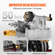 3/4-Inch Shaft Pressure Washer Pump – 3,400 PSI, 2.5 GPM