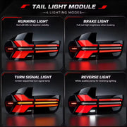 Smoked Black LED Tail Light Assembly Set for 2007–2013 BMW X5