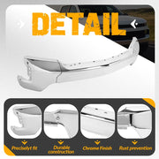 Chrome Front Bumper Face Bar – 2019–2022 Chevrolet Silverado 1500