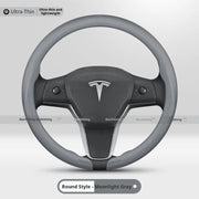 Nappa 37-38CM Steering Wheel Cover for Tesla Model Y Model 3 Car Interior
