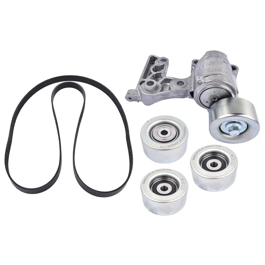 Drive Belt Tensioner & Idler Kit for Toyota Tacoma/Tundra/FJ Cruiser 2007-2009