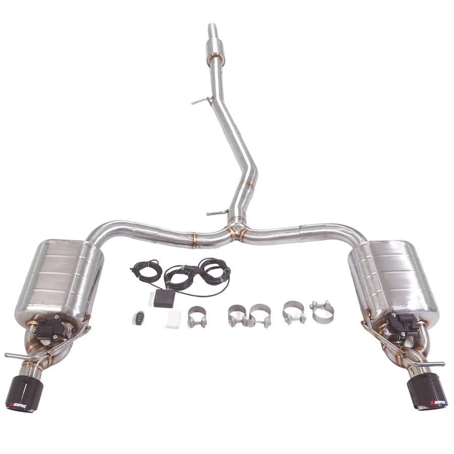 304 Stainless Steel Catback Exhaust System for Ford Explorer 3.5L 2013-2018 Valved