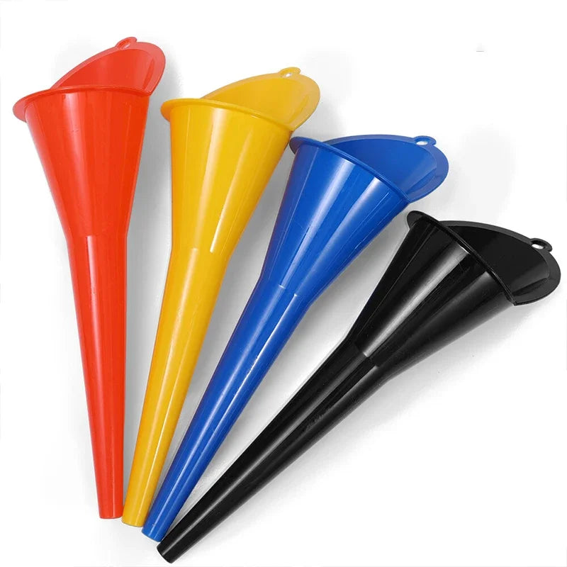Long-Stem Automotive Fluid Funnel – Multiple Colors