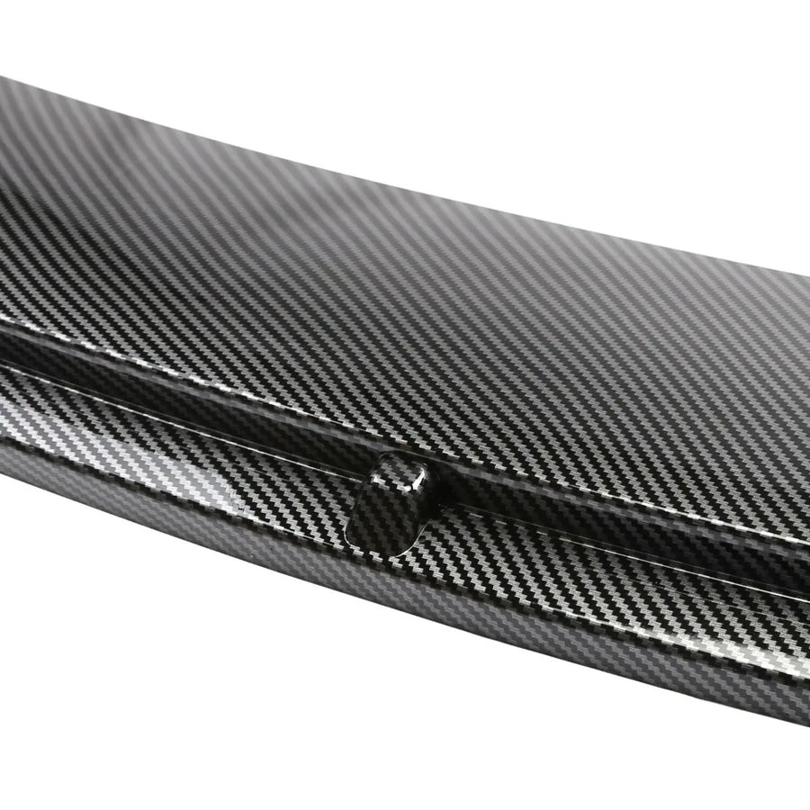 Carbon-Fiber-Look Universal Front Lip & Side Skirt Kit