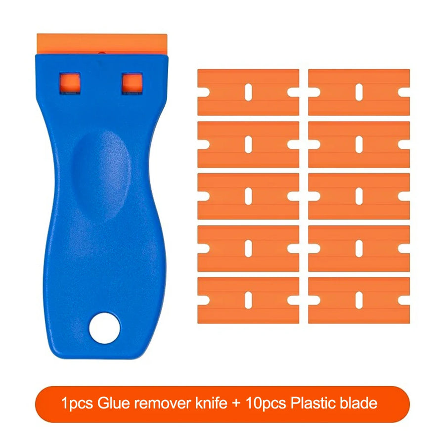 Replaceable-Blade Adhesive Scraper & Refill Options