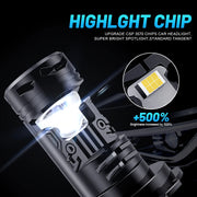 2-Piece H4 LED Headlight Bulb – 6500K, Projector-Compatible