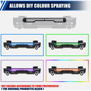 Steel Center Front Bumper with D-Rings for 2022–2026 Toyota Tundra