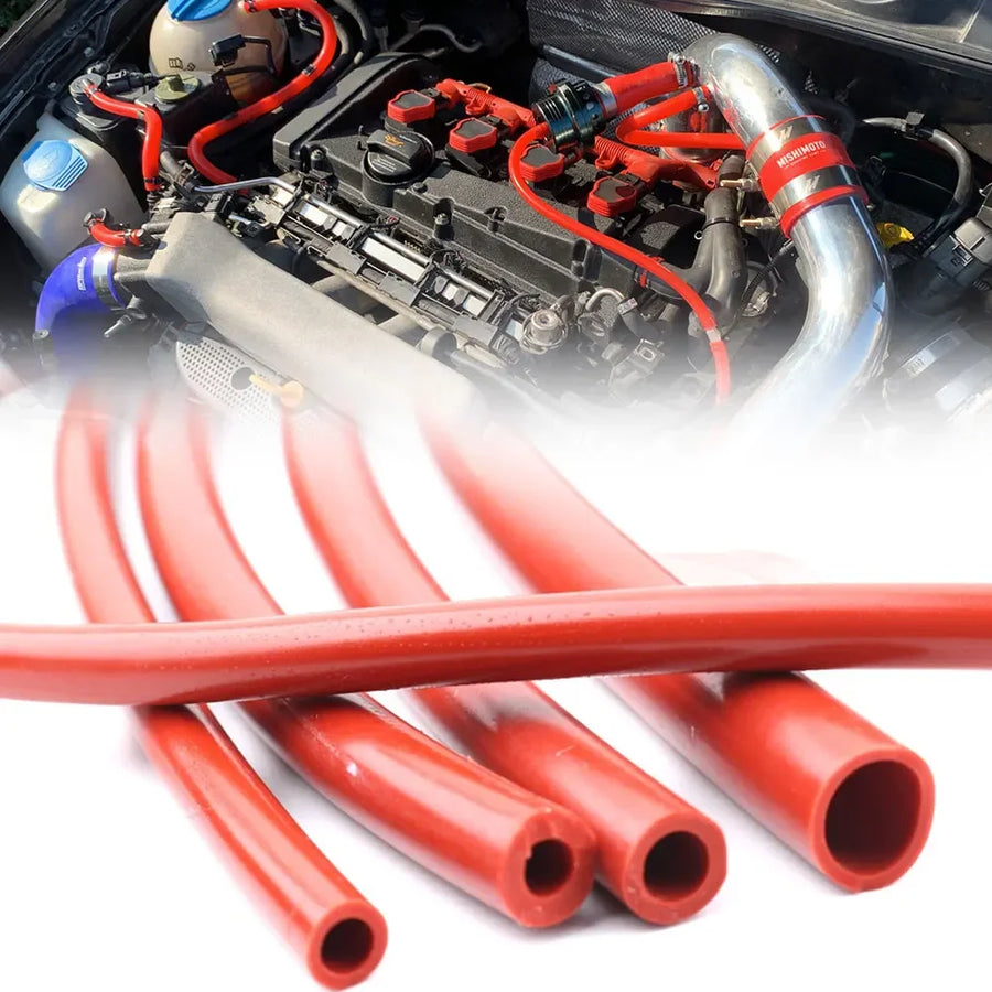 Universal Silicone Vacuum Hose, 3-14mm Size Options