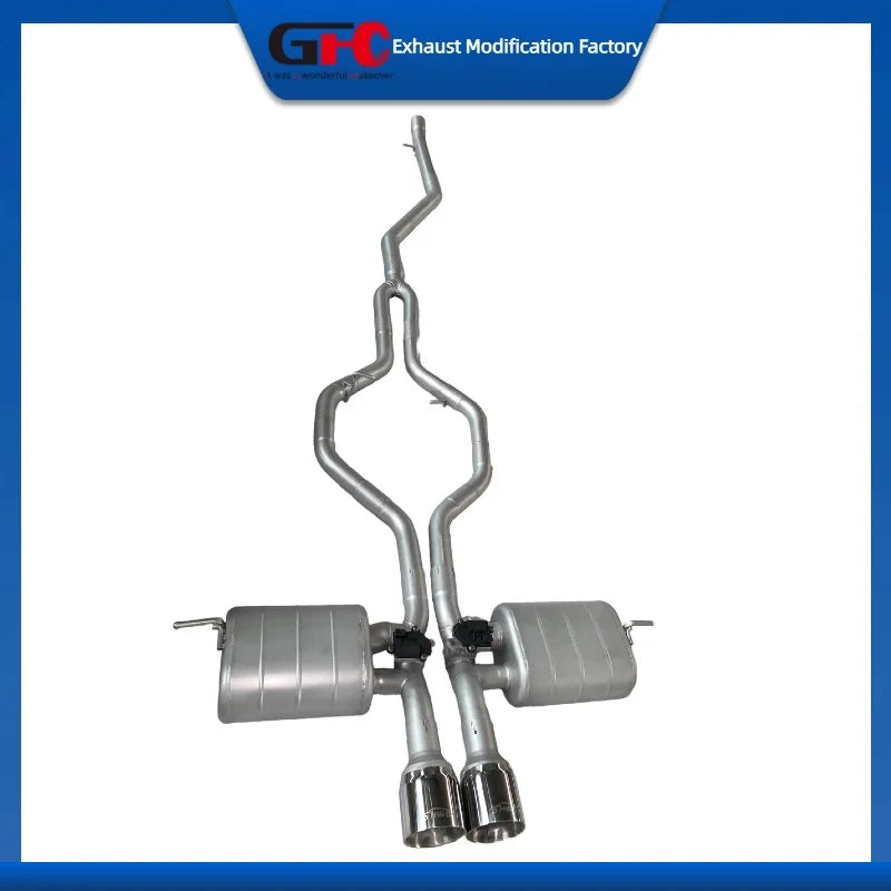 Stainless Steel Valved Cat-Back Exhaust System for BMW X6 2008-2014