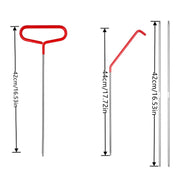 4-Piece Extendable Long-Reach Automotive Lockout Tool Set