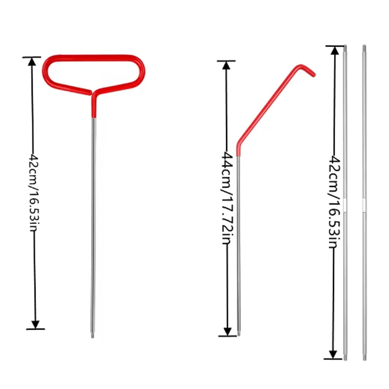 4-Piece Extendable Long-Reach Automotive Lockout Tool Set