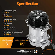 A/C Compressor & Clutch for Chevrolet & GMC 1996-1998