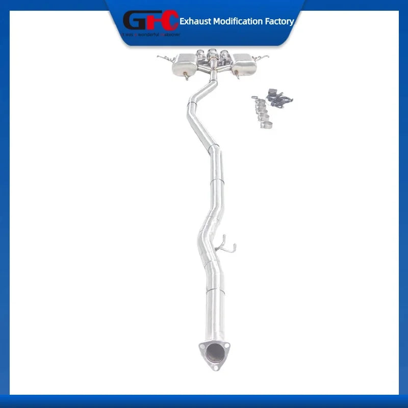 Stainless Steel Valved Cat-Back Exhaust System for Honda Civic Type R FL5 2.0T 2022-2025