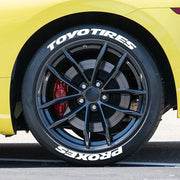 For 4 Tires Toyo 3D Tire Letter Stickers Waterproof Pvc Raised Wheel Decals Racing Car Sidewall