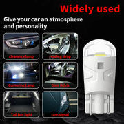 2-Piece T10 Interior and License Plate LED Bulb Kit – 6000K