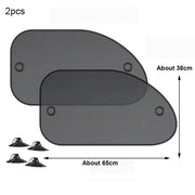 SEAMETAL Two-Piece Car Window Sunshade Set – Front or Rear