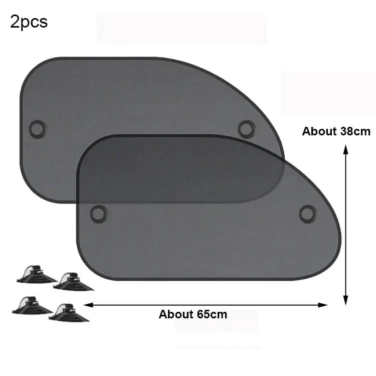 SEAMETAL Two-Piece Car Window Sunshade Set – Front or Rear