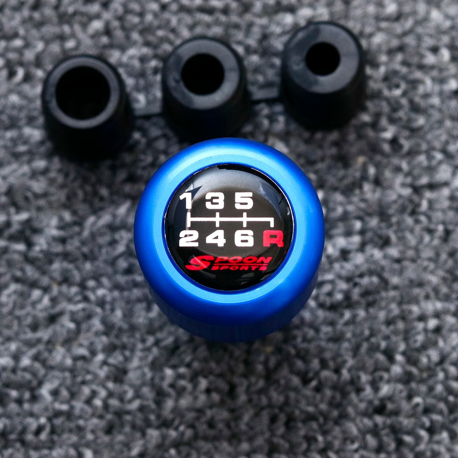 Spoon Sports-Style 6-Speed Aluminum Manual Shift Knob