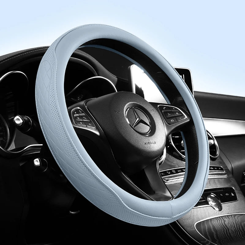 Universal Leather Car Steering Wheel Cover