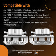 Front Brake Caliper Set for Ford F-150 1996-2003 & F-150 Heritage 2004