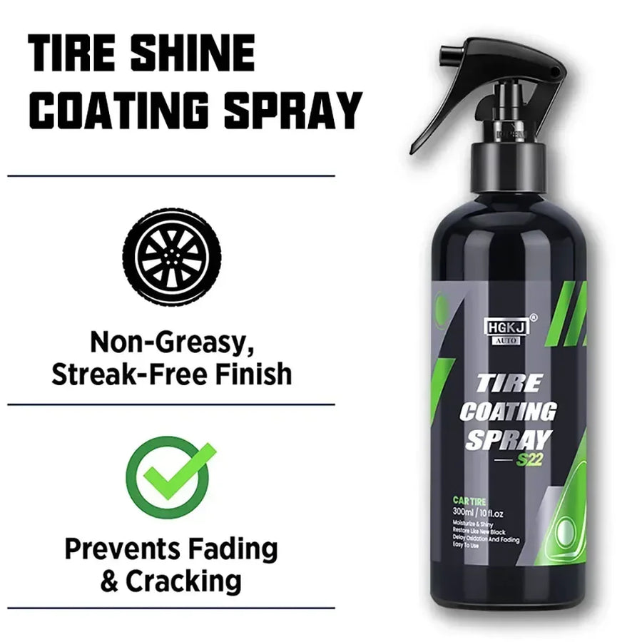 Automotive Tire Shine and Rubber Restorer