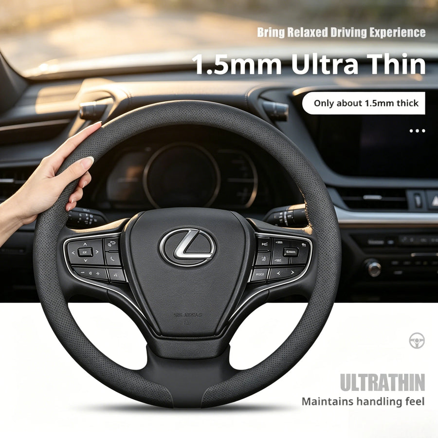 Nappa 37-38CM Steering Wheel Cover for Lexus RX NX ES GX IS ES300h ES350h NX350h NX450h