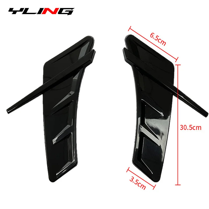 Universal Gloss Black Exterior Decal Set