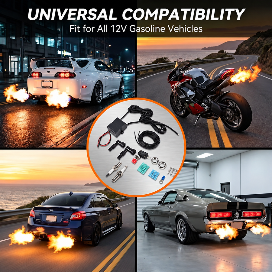 Universal Dual-Exhaust Flame Thrower Kit